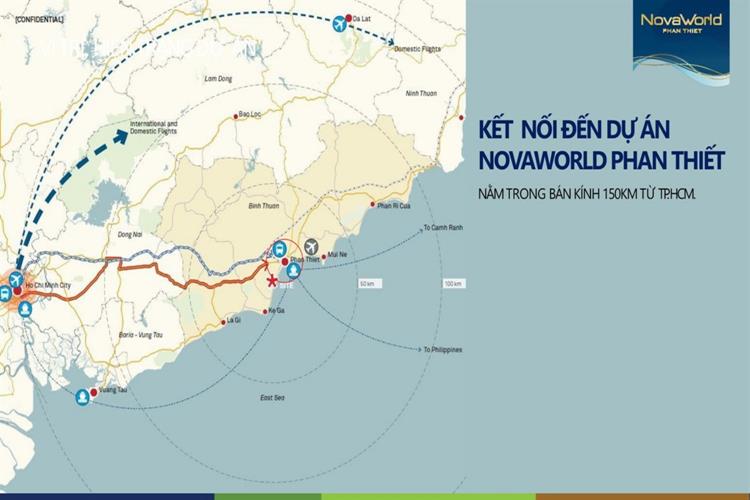 Vị trí dự án Novaworld Phan Thiết